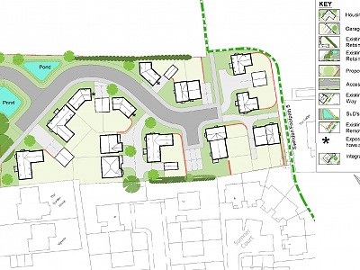 Brockhampton Lane Illustrative Masterplan