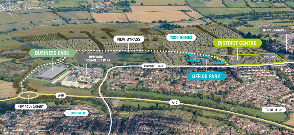 Britannia wins contract for Innsworth Park access road