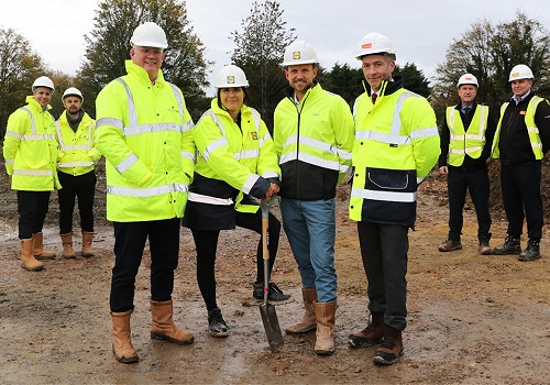 Construction starts on new discount foodstore in Kingsway, Gloucester