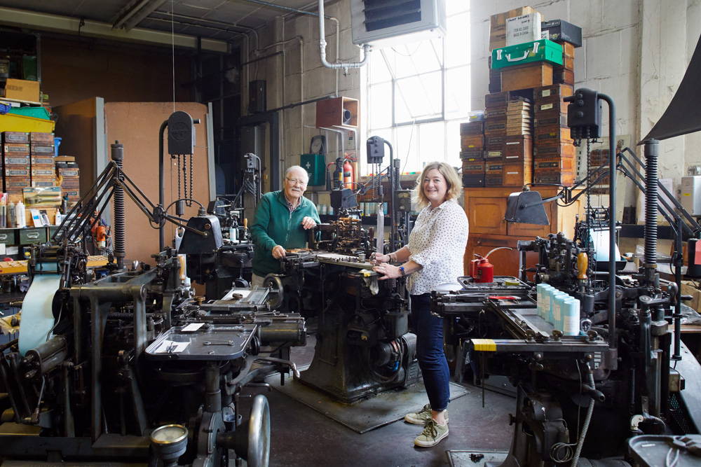 Printer Stan gets a VIP farewell from Bond’s Mill