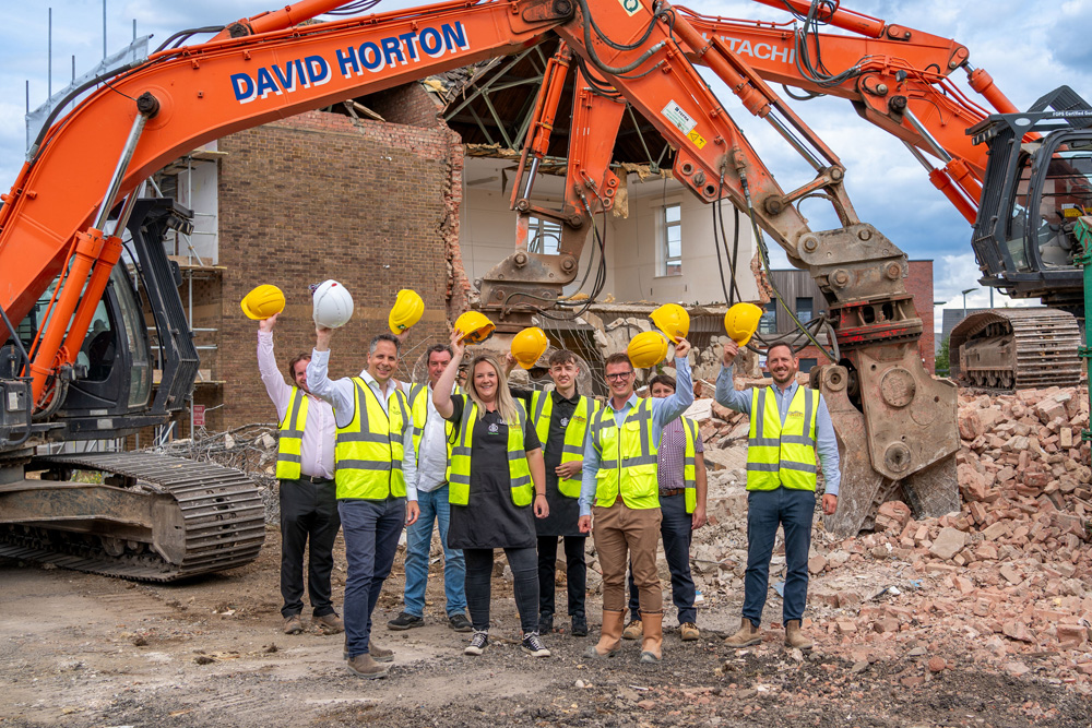 Construction begins on new Starbucks at Kingsway