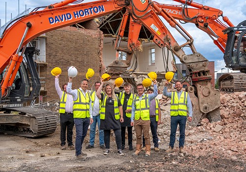 Construction begins on new Starbucks at Kingsway